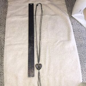 Smokey Gray Heart Necklace | Aldo